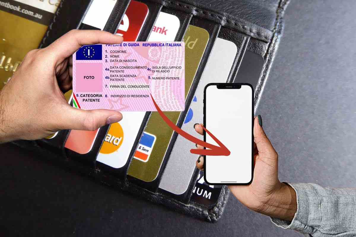 Portafogli con carte di pagamento