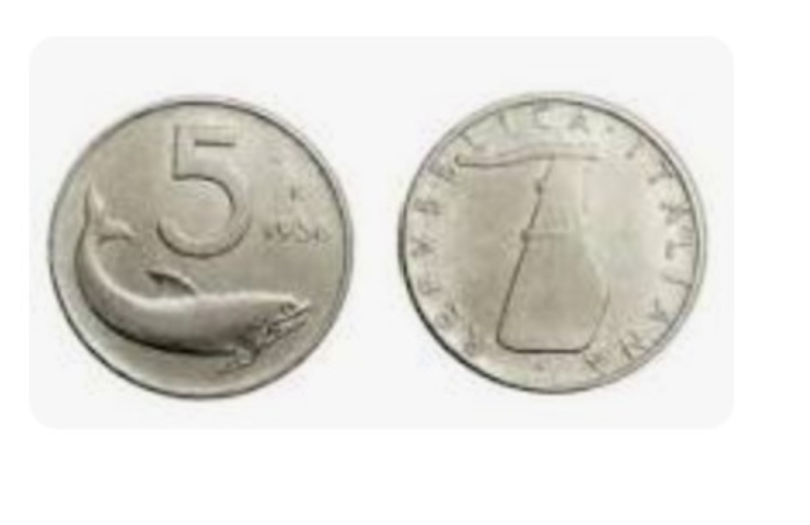 Collezionismo 5 lire valore monete
