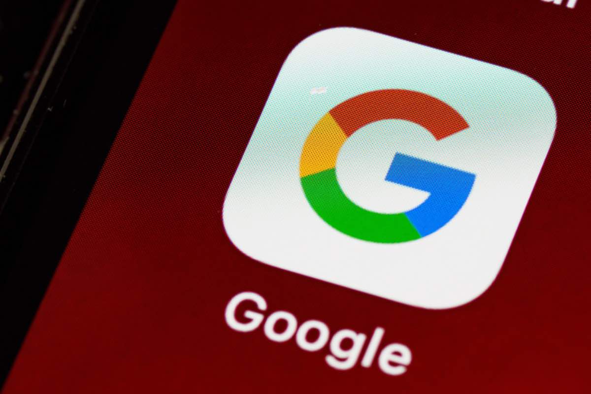 L’App di Google sullo schermo di un dispositivo mobile