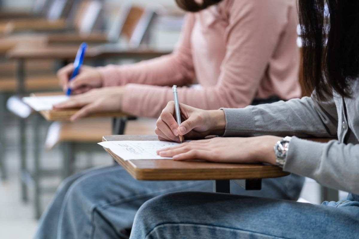 Studenti alle prese con la maturità