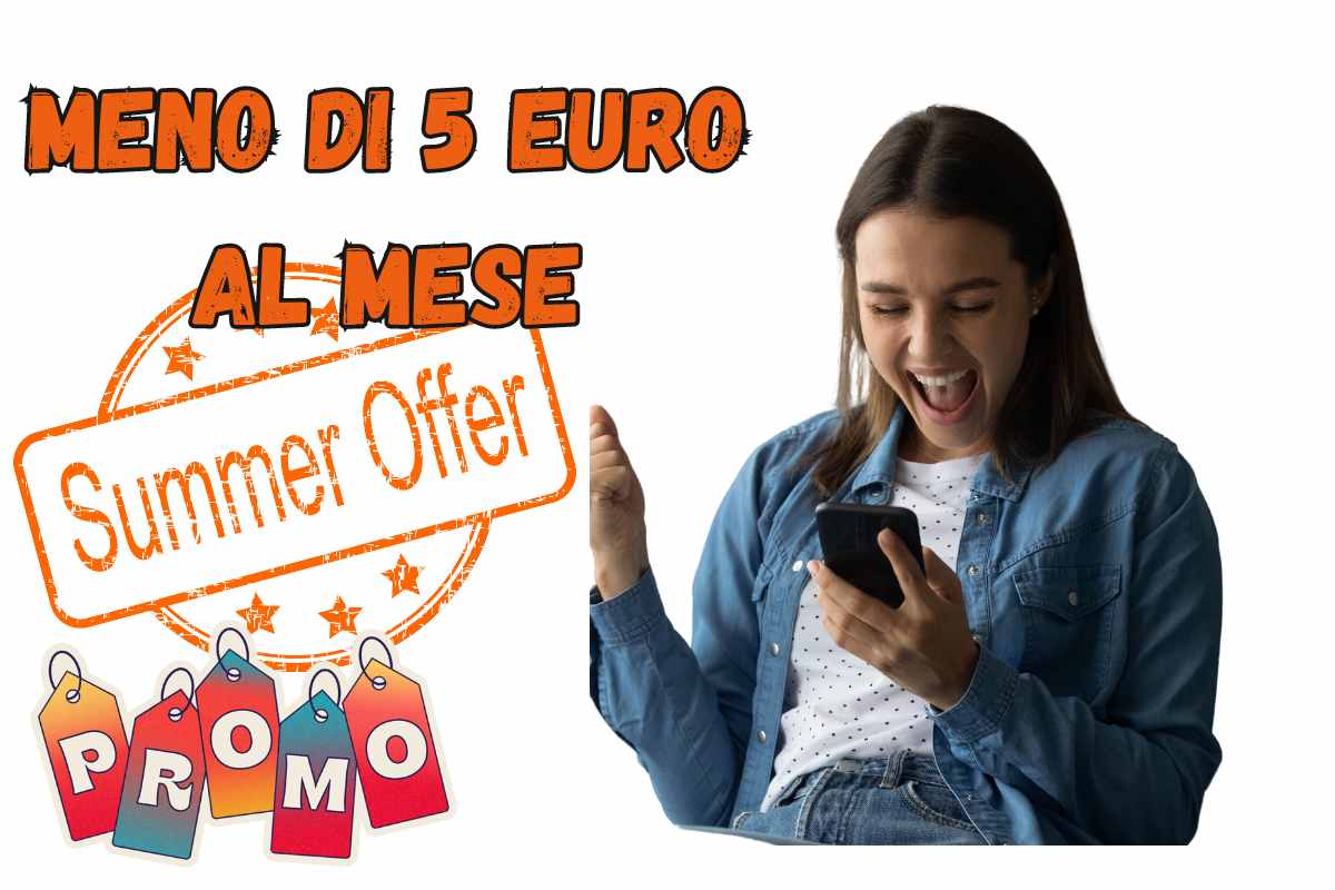 offerta telefonica a meno di 5 euro al mese