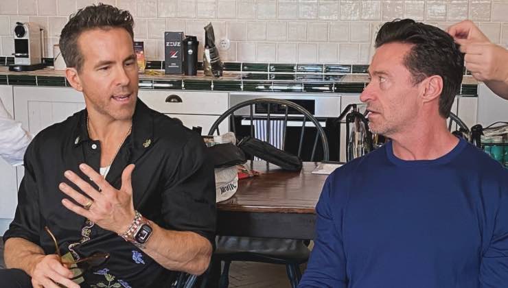 Ryan Reynolds e Hugh Jackman in camerino per Deadpool 